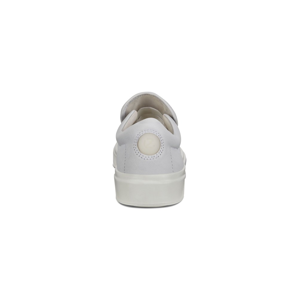 ECCO Womens Slip-On White - Flexure T-Cap Sneakers - YQC-301429